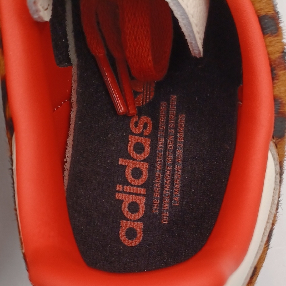 NEW Adidas Samba OG Cheetah Print Red/Creme Sneakers Womens Size 10 US JI2734 - Picture 14 of 16